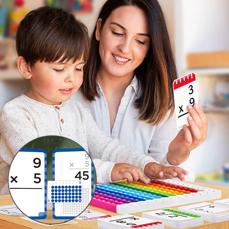 Rekenkracht™ – Wiskunde Flashcards & Pop-it Diagrammen voor Slimme Kinderen