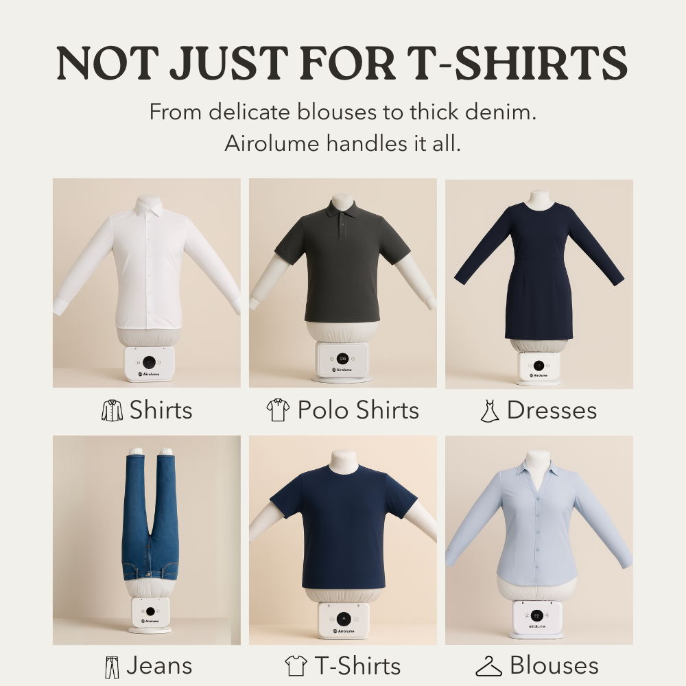 Airolume Iron - Wrinkle Free Clothing With Zero Effort