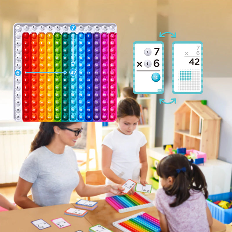 Rekenkracht™ – Wiskunde Flashcards & Pop-it Diagrammen voor Slimme Kinderen