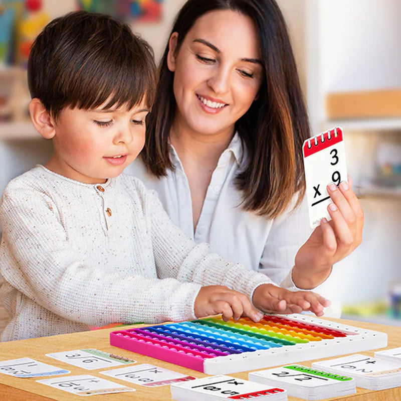 Rekenkracht™ – Wiskunde Flashcards & Pop-it Diagrammen voor Slimme Kinderen