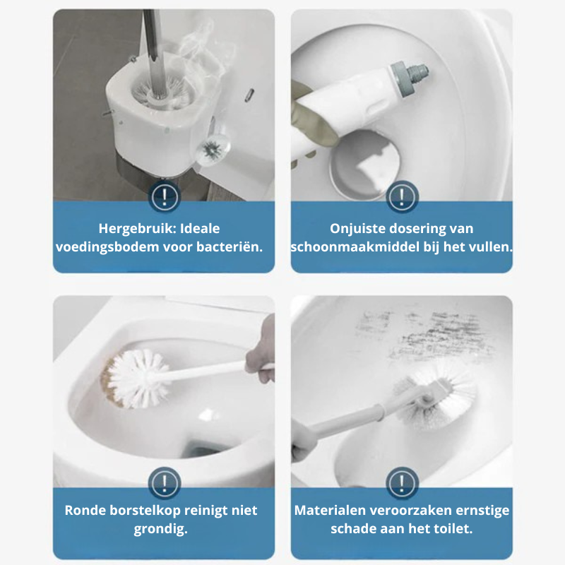 FrisKlaar™ Toiletreiniger – Wegwerp Systeem voor Directe Frisheid