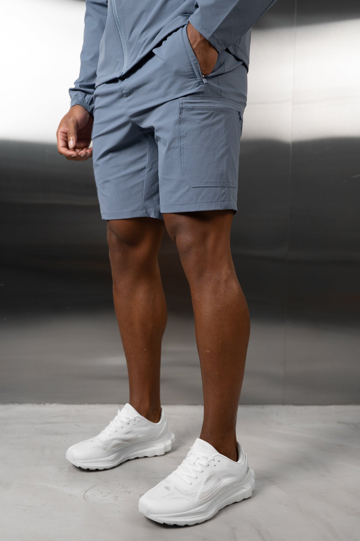 Hydra Technical Shorts - Steel Blue