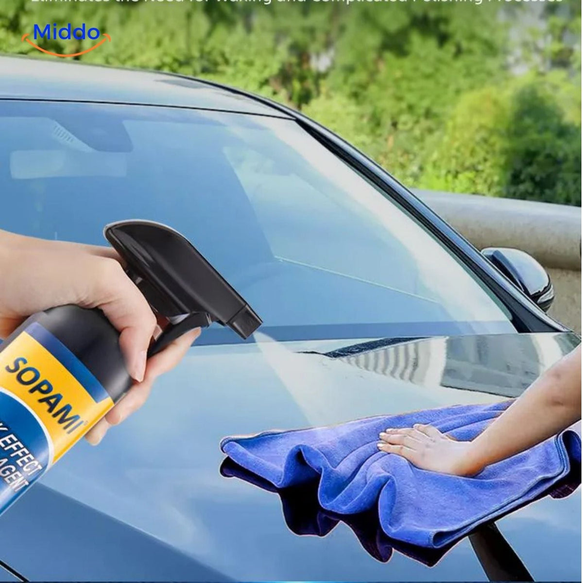 Sopami™ NanoShield Spray | Kristalcoating, Hoge Glans & Lakbescherming!