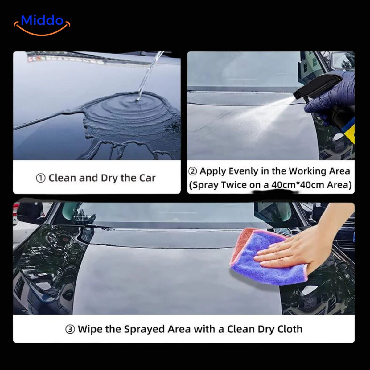 Sopami™ NanoShield Spray | Kristalcoating, Hoge Glans & Lakbescherming!