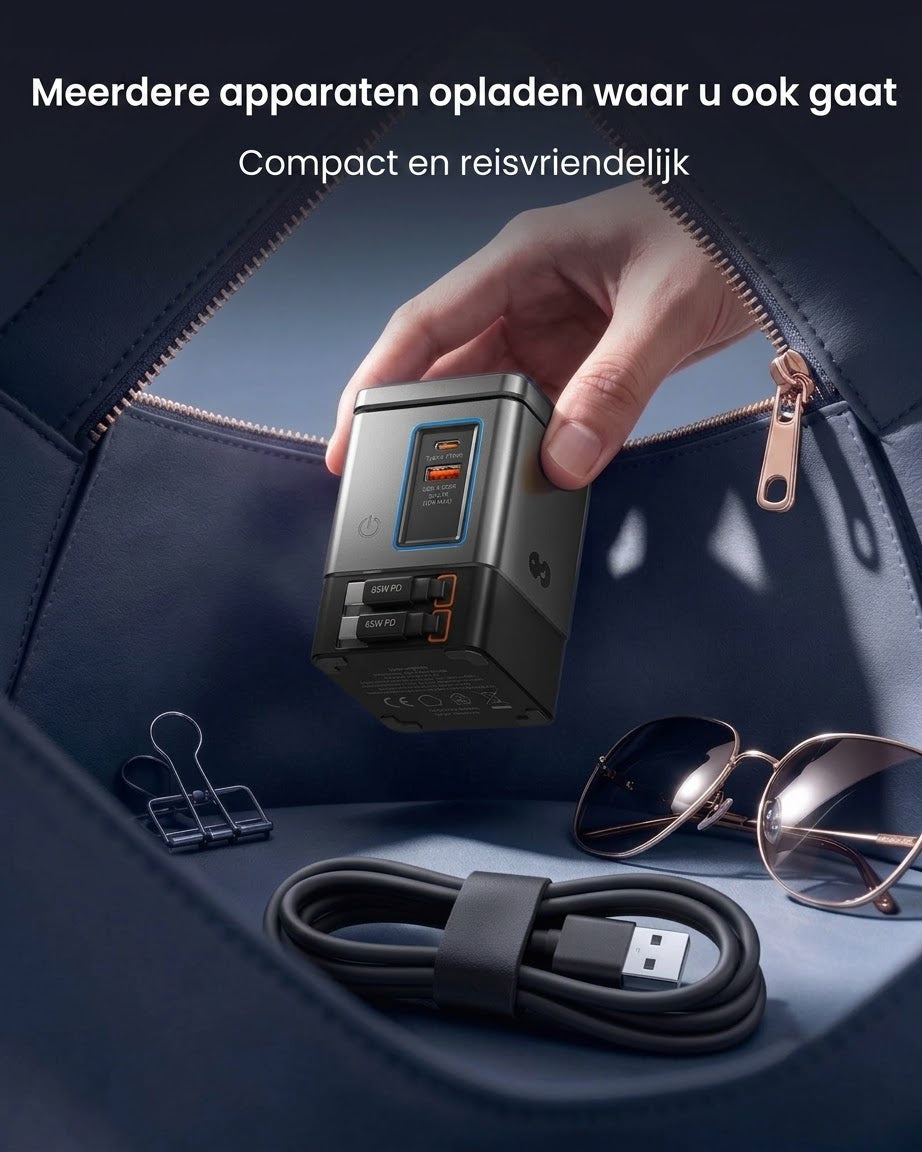 Voltra Nexus™ — 6-in-1 Draadloos Laadstation