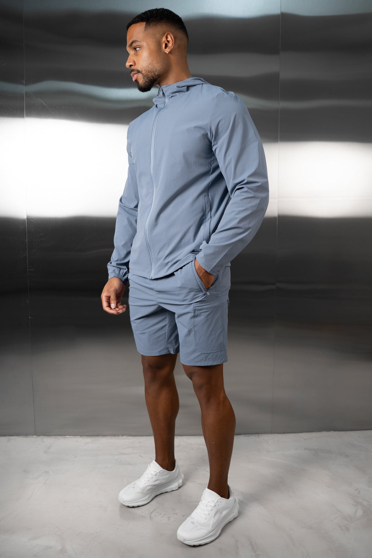 Hydra Technical Shorts - Steel Blue