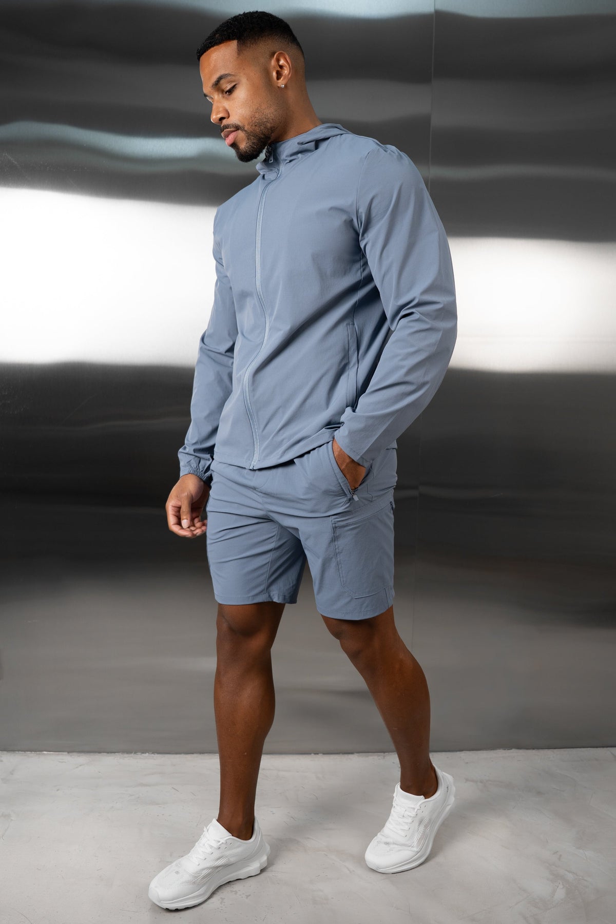 Hydra Technical Shorts - Steel Blue