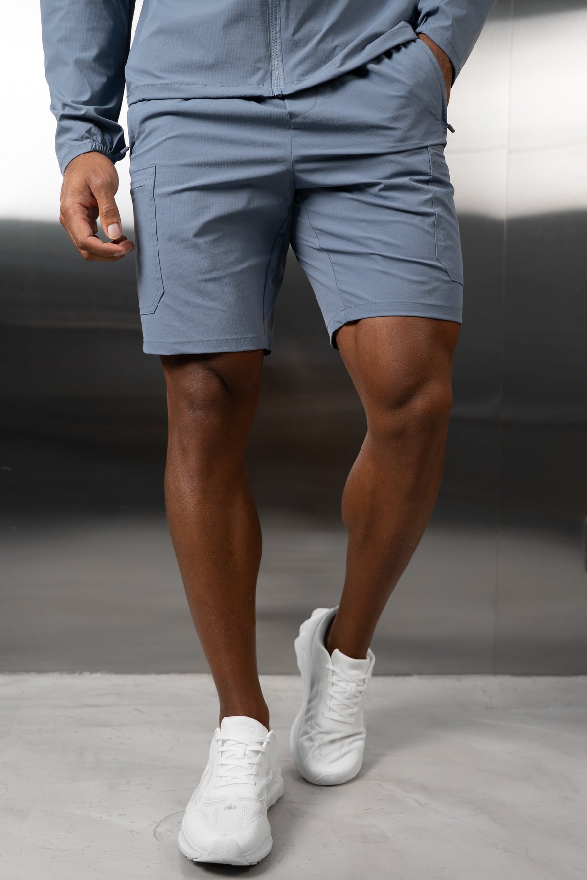 Hydra Technical Shorts - Steel Blue