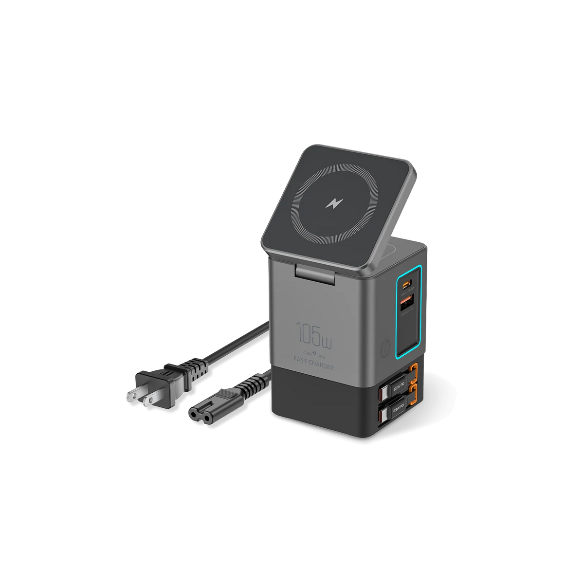 Voltra Nexus™ — 6-in-1 Draadloos Laadstation