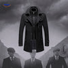 WoolGuard™ Winterjas | Wolmix, dubbele kraag & Britse erfgoedstijl